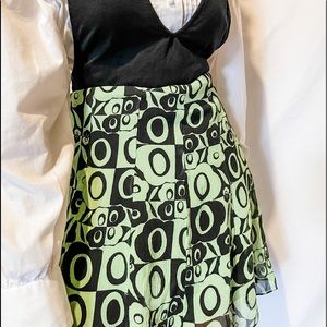 Vintage funky print skirt